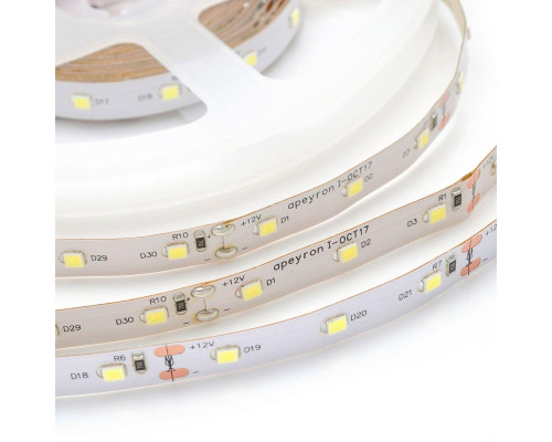 Светодиодная лента Apeyron 9,6W/m 60LED/m 2835SMD холодный белый 5M 00-55