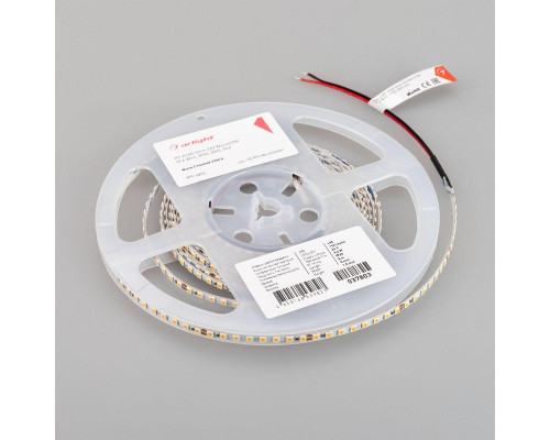 Светодиодная лента Arlight 9,6W/m 160LED/m 2835SMD теплый белый 5M RT-A160-5mm 24V Warm2700 037803 Светодиодная лента Arlight 9,6W/m 160LED/m 2835SMD теплый белый 5M RT-A160-5mm 24V Warm2700 037803