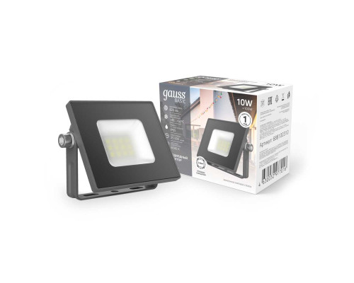 Прожектор светодиодный Gauss 10W 688100310 Прожектор светодиодный Gauss 10W 688100310