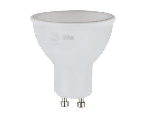 Лампа светодиодная ЭРА GU10 7W 4000K матовая LED MR16-7W-840-GU10 R Б0049640 Лампа светодиодная ЭРА GU10 7W 4000K матовая LED MR16-7W-840-GU10 R Б0049640