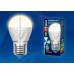 Лампа светодиодная Uniel E27 7W 3000K матовая LED-G45 7W/WW/E27/FR PLP01WH UL-00002420