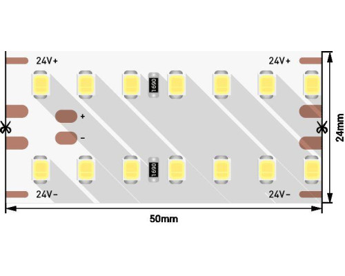 Светодиодная влагозащищенная лента DesignLed 25W/m 280LED/m 2835SMD нейтральный белый 2,5M 003246 Светодиодная влагозащищенная лента DesignLed 25W/m 280LED/m 2835SMD нейтральный белый 2,5M 003246