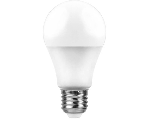 Лампа светодиодная Feron E27 10W 4000K Шар Матовая LB-92 25458