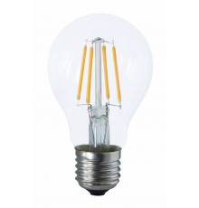 Лампа светодиодная филаментная Elvan E27 7W 4000K прозрачная E27-7W-4000К-A60-fil