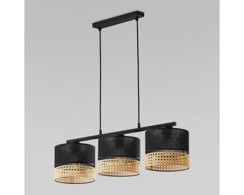 Подвесная люстра TK Lighting 6545 6456 Paglia Black