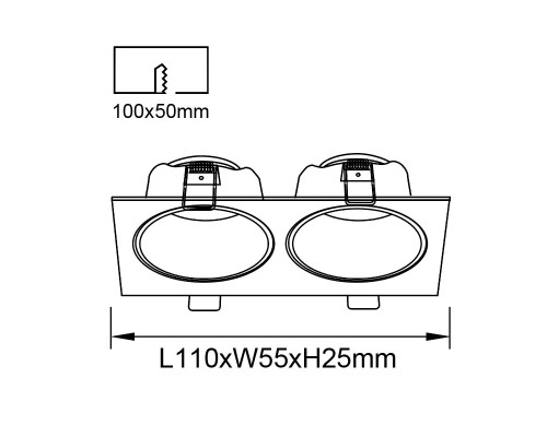 Встраиваемый светильник Mantra ANTILLA 9171 Встраиваемый светильник Mantra ANTILLA 9171