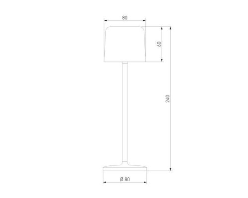 Уличный светодиодный светильник Elektrostandard Bitty черный TL70260 a069002