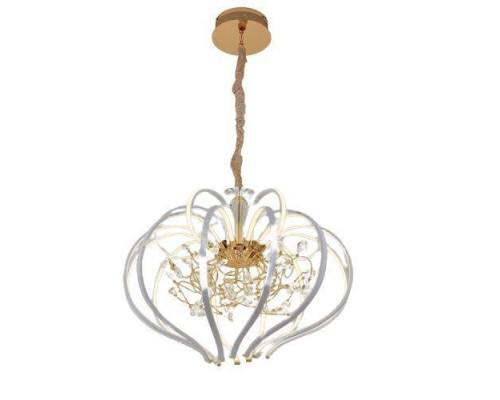 Подвесная светодиодная люстра Elvan LU-8268/15-58W-WW-WhGl Подвесная светодиодная люстра Elvan LU-8268/15-58W-WW-WhGl