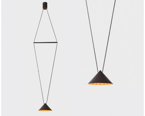 Подвесной светодиодный светильник Italline IT03-1430 black/orange Подвесной светодиодный светильник Italline IT03-1430 black/orange