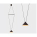 Подвесной светодиодный светильник Italline IT03-1430 black/orange