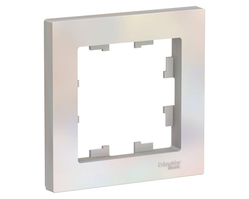 Рамка 1-постовая Systeme Electric AtlasDesign жемчужная ATN000401 Рамка 1-постовая Systeme Electric AtlasDesign жемчужная ATN000401