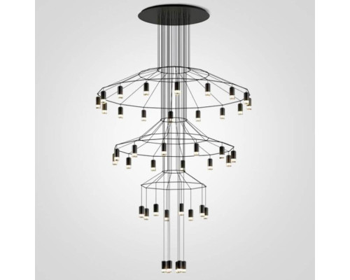 Подвесная люстра Imperium Loft Vibia Wireflow 75393-22 Подвесная люстра Imperium Loft Vibia Wireflow 75393-22