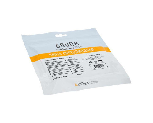 Светодиодная лента SWG 12W/m 120LED/m 2835SMD холодный белый 5M 001577 Светодиодная лента SWG 12W/m 120LED/m 2835SMD холодный белый 5M 001577