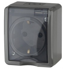 Розетка ЭРА Эксперт 2P E IP54 16A 250V 11-2401-03 Б0020713