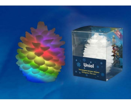 Фигурка светодиодная «Шишка» 80x6,5см Uniel ULD-F004 RGB Pine Cone UL-00001443