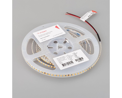 Светодиодная лента Arlight 15W/m 160LED/m 2835SMD теплый белый 5M RT-A160-5mm 24V Warm3000 037813 Светодиодная лента Arlight 15W/m 160LED/m 2835SMD теплый белый 5M RT-A160-5mm 24V Warm3000 037813