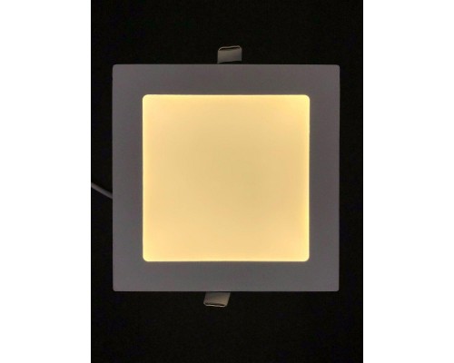 Встраиваемый светодиодный светильник Elvan VLS-102SQ-12W-WH-Wh