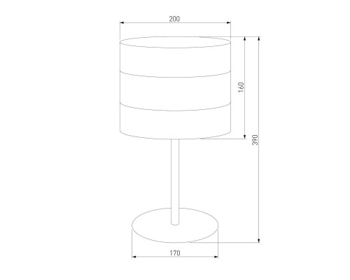Настольная лампа TK Lighting 5054 Tago Black Настольная лампа TK Lighting 5054 Tago Black