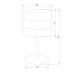Настольная лампа TK Lighting 5054 Tago Black