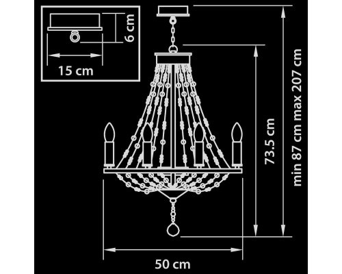 Подвесная люстра Lightstar Castello 744088