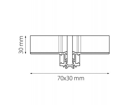 Коннектор L-образный встраиваемый Lightstar Linea 506257