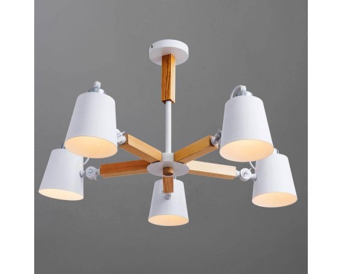 Потолочная люстра Arte Lamp A7141PL-5WH