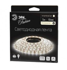 Светодиодная влагозащищенная лента ЭРА 14,4W/m 60LED/m 5050SMD теплый белый 5M LS5050-60LED-IP65-WW-5m C0043048