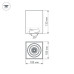 Потолочный светодиодный светильник Arlight SP-Cubus-S100x100-8W Day4000 036053