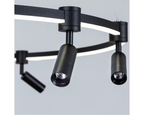 Подвесная светодиодная люстра Arte Lamp Ring A2186SP-1BK Подвесная светодиодная люстра Arte Lamp Ring A2186SP-1BK