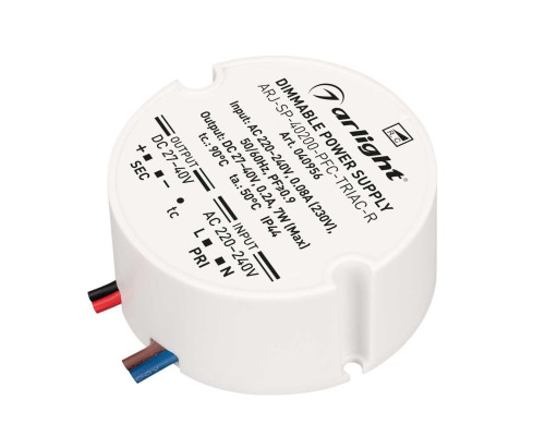 Драйвер Arlight ARJ-SP-40200-PFC-Triac-R 27-40V 7W IP44 0,2A 040956 Драйвер Arlight ARJ-SP-40200-PFC-Triac-R 27-40V 7W IP44 0,2A 040956