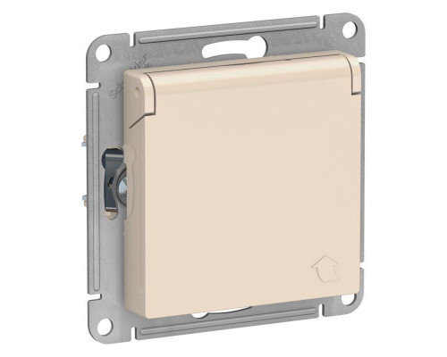 Розетка 2К+З Systeme Electric AtlasDesign 16A 250V со шторками и крышкой бежевая ATN000246 Розетка 2К+З Systeme Electric AtlasDesign 16A 250V со шторками и крышкой бежевая ATN000246