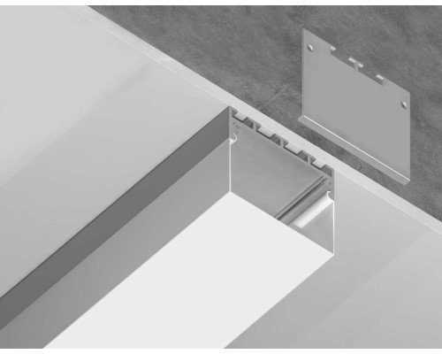 Профиль алюминиевый накладной/подвесной  Профиль алюминиевый накладной/подвесной