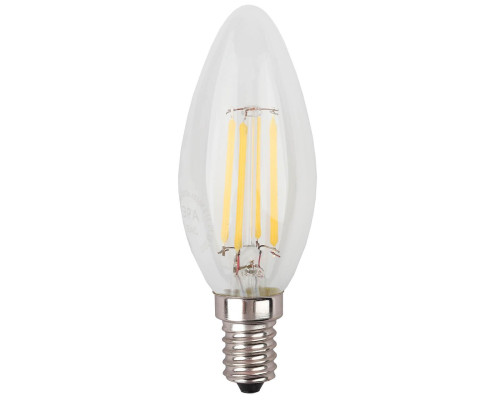 Лампа светодиодная ЭРА E14 9W 2700K прозрачная F-LED B35-9w-827-E14 Б0046991 Лампа светодиодная ЭРА E14 9W 2700K прозрачная F-LED B35-9w-827-E14 Б0046991
