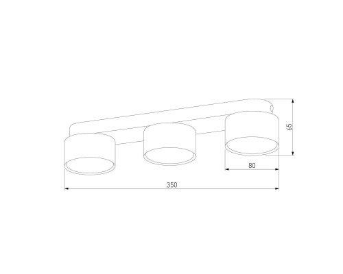 Потолочная люстра TK Lighting 3392 Space White