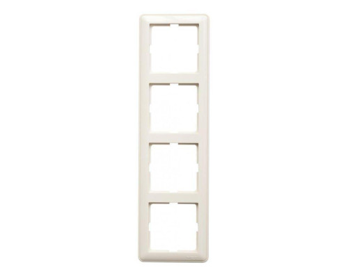 Рамка 4-постовая Systeme Electric W59 слоновая кость KD-4-28