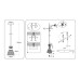Светильник подвесной со стеклянным плафоном Ambrella light Traditional TR3406