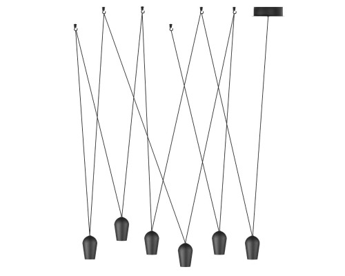 Подвесной светодиодный светильник Loft IT Blackout 10357/6 Подвесной светодиодный светильник Loft IT Blackout 10357/6