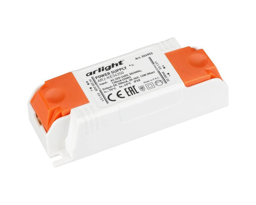 Драйвер Arlight ARJ-KE34350 20-34V 12W IP20 0,35A 024953 Драйвер Arlight ARJ-KE34350 20-34V 12W IP20 0,35A 024953