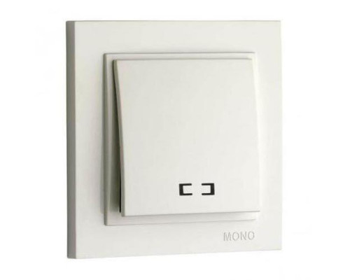 Выключатель Mono Electric Despina одноклавишный с подсветкой жемчуг 102-252525-101 Выключатель Mono Electric Despina одноклавишный с подсветкой жемчуг 102-252525-101