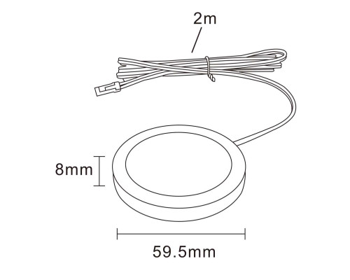 Светильник накладной мебельный 12V Mobiled Lightstar 036230