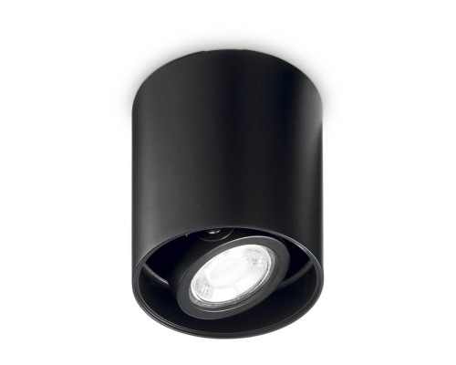 Потолочный светильник Ideal Lux Mood PL1 D09 Round Nero 243924 Потолочный светильник Ideal Lux Mood PL1 D09 Round Nero 243924