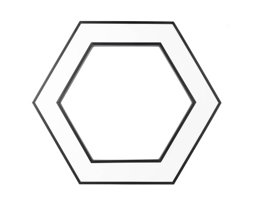 Подвесной светодиодный cветильник Geometria ЭРА Hexagon SPO-124-B-40K-051 51Вт 4000К черный Б0050557 Подвесной светодиодный cветильник Geometria ЭРА Hexagon SPO-124-B-40K-051 51Вт 4000К черный Б0050557