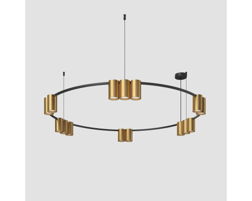 Подвесная люстра Denkirs Orbit DK4067-BK+SG Подвесная люстра Denkirs Orbit DK4067-BK+SG