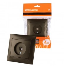 Розетка TV TDM Electric Лама бронза SQ1815-0717