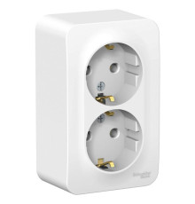 Розетка двойная 2К+З Systeme Electric Blanca 16A 250V белая BLNRA010211
