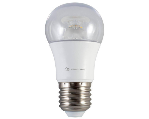 Лампа светодиодная Наносвет E27 7,5W 2700K прозрачная LC-P45CL-7.5/E27/827 L210