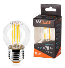 Светодиодная лампа WOLTA 25S45GLFT7E27