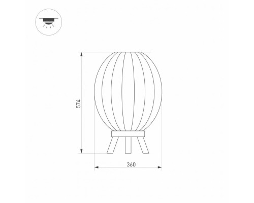 Уличный светодиодный светильник Arlight LGD-Pearl-Boll-H574-12W Warm3000 030005 Уличный светодиодный светильник Arlight LGD-Pearl-Boll-H574-12W Warm3000 030005