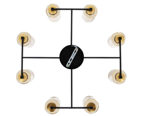 Потолочная люстра Arte Lamp Leo A7027PL-8BK Потолочная люстра Arte Lamp Leo A7027PL-8BK