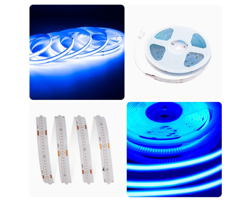 Светодиодная лента Apeyron 11W/m 352LED/m COB синий 3M 188ОО Светодиодная лента Apeyron 11W/m 352LED/m COB синий 3M 188ОО